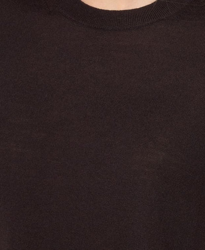Kurzarm Wollpullover
