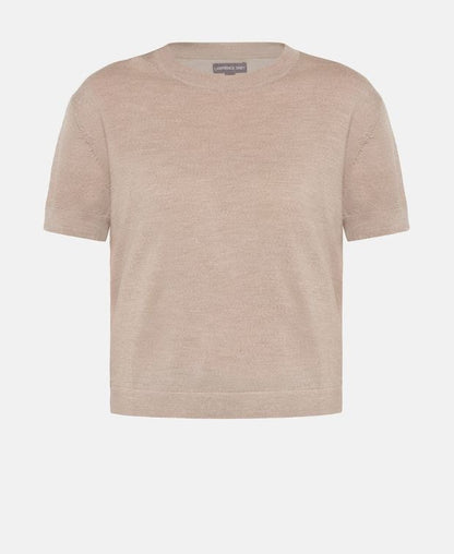 Kurzarm Wollpullover