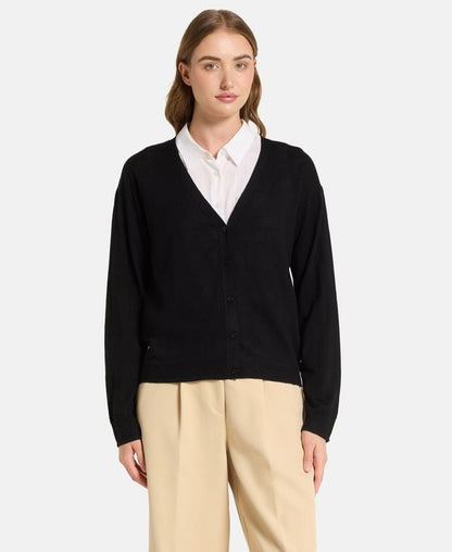Woll-Strickjacke