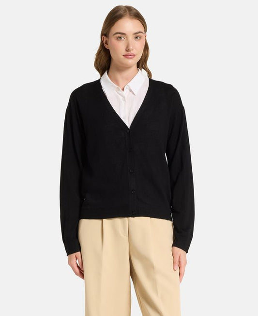 Woll-Strickjacke