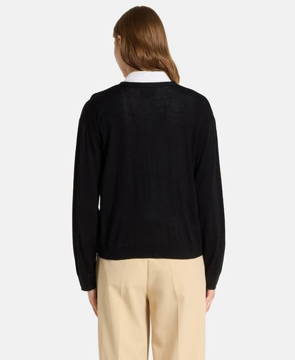 Woll-Strickjacke