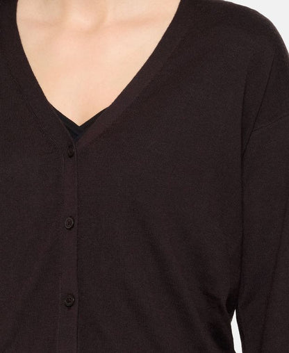 Woll-Strickjacke