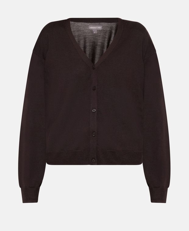 Woll-Strickjacke