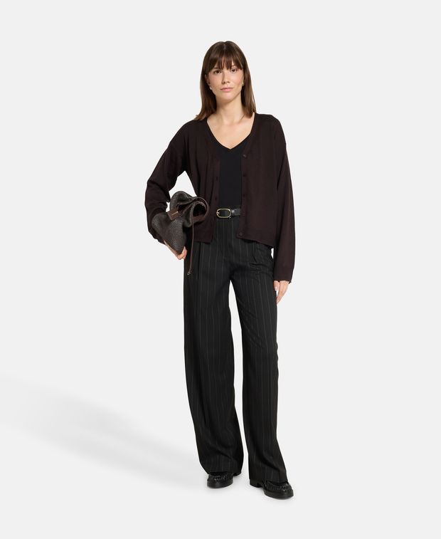 Woll-Strickjacke
