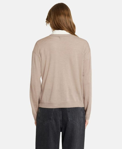 Woll-Strickjacke