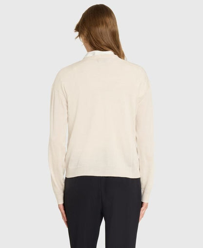 Woll-Strickjacke