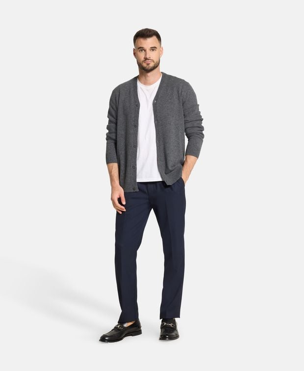 Kaschmir-Strickjacke