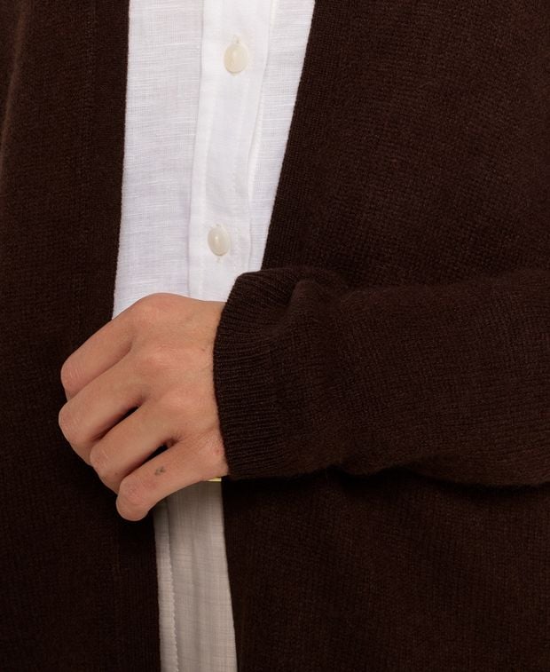 Kaschmir-Strickjacke