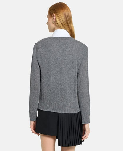 Kaschmir-Strickjacke