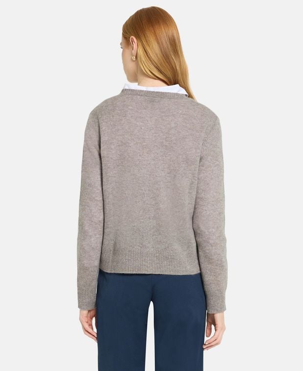 Kaschmir-Strickjacke