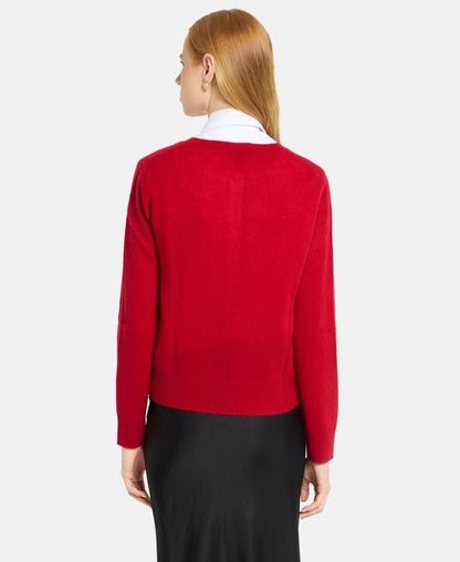 Kaschmir-Strickjacke