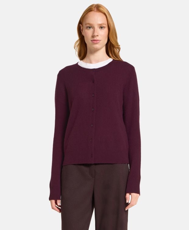 Kaschmir-Strickjacke