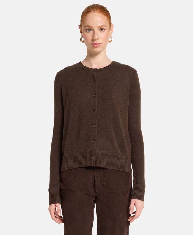 Kaschmir-Strickjacke