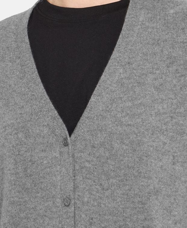Kaschmir-Strickjacke