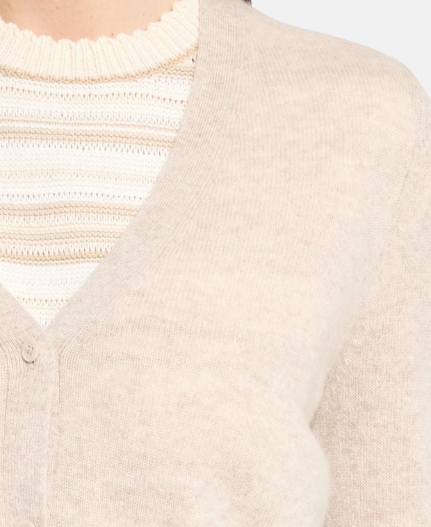 Kaschmir-Strickjacke