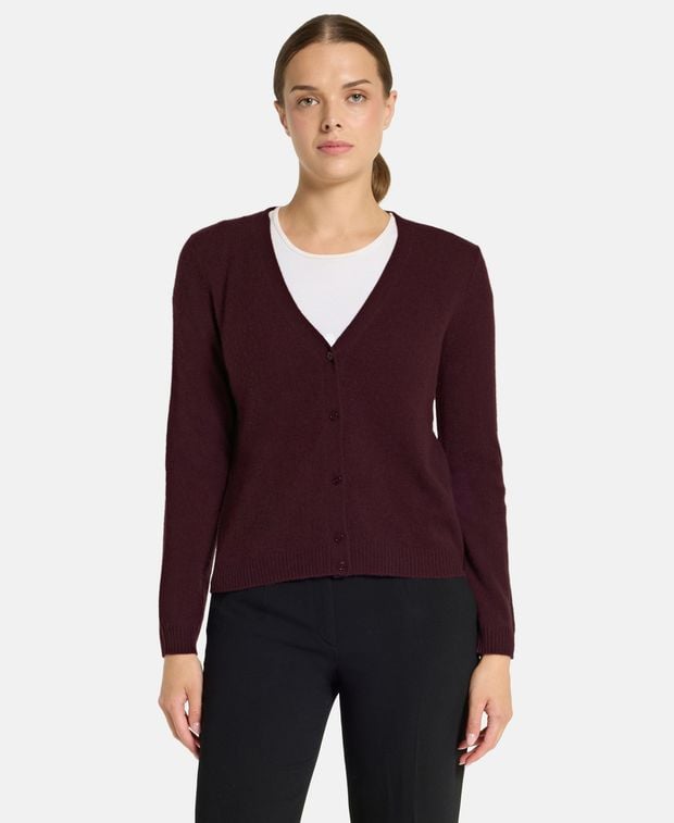 Kaschmir-Strickjacke