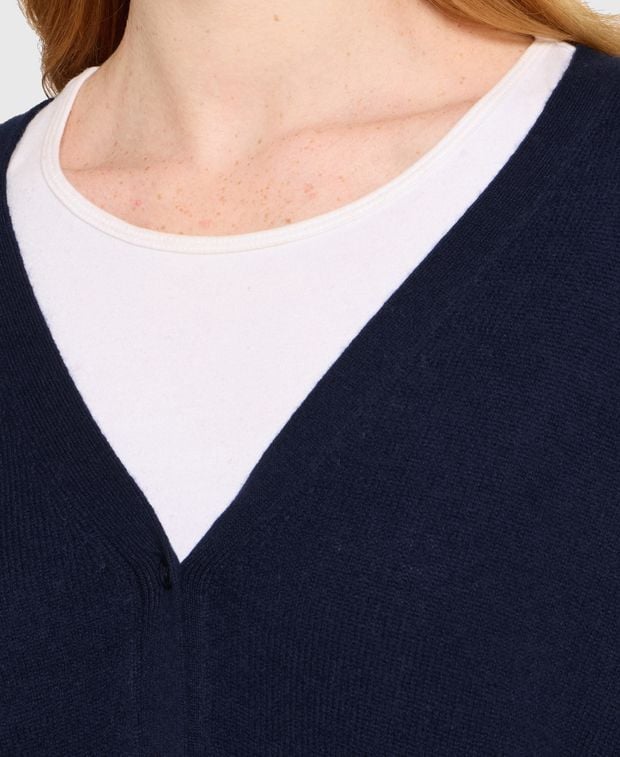 Kaschmir-Strickjacke
