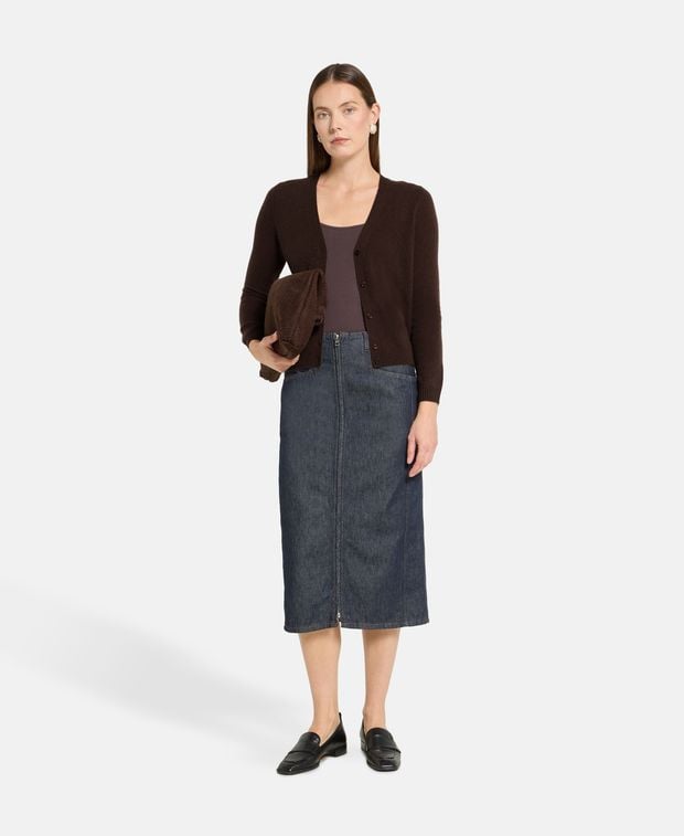 Kaschmir-Strickjacke
