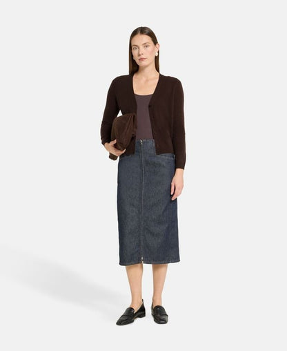 Kaschmir-Strickjacke