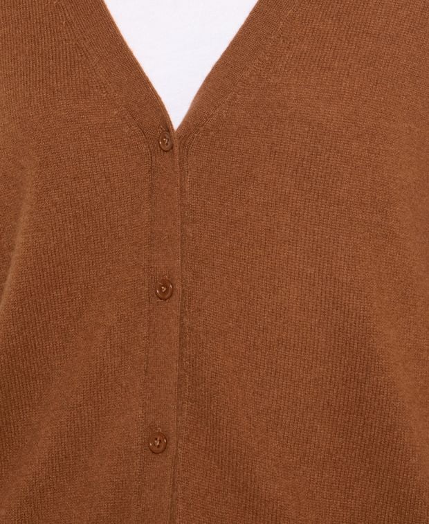 Kaschmir-Strickjacke