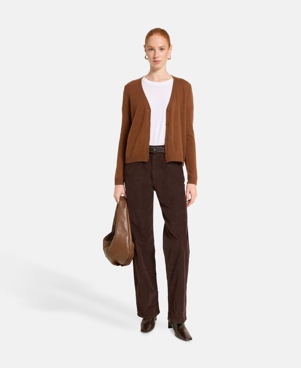 Kaschmir-Strickjacke