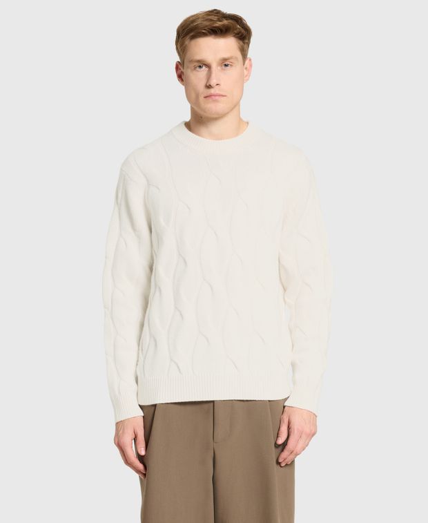 Wollpullover mit Kaschmiranteil
