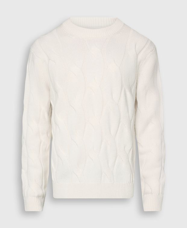 Wollpullover mit Kaschmiranteil