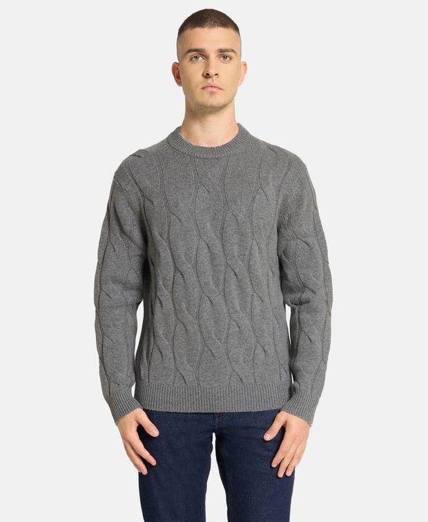 Wollpullover mit Kaschmiranteil