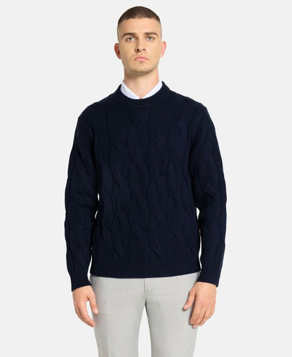 Wollpullover mit Kaschmiranteil