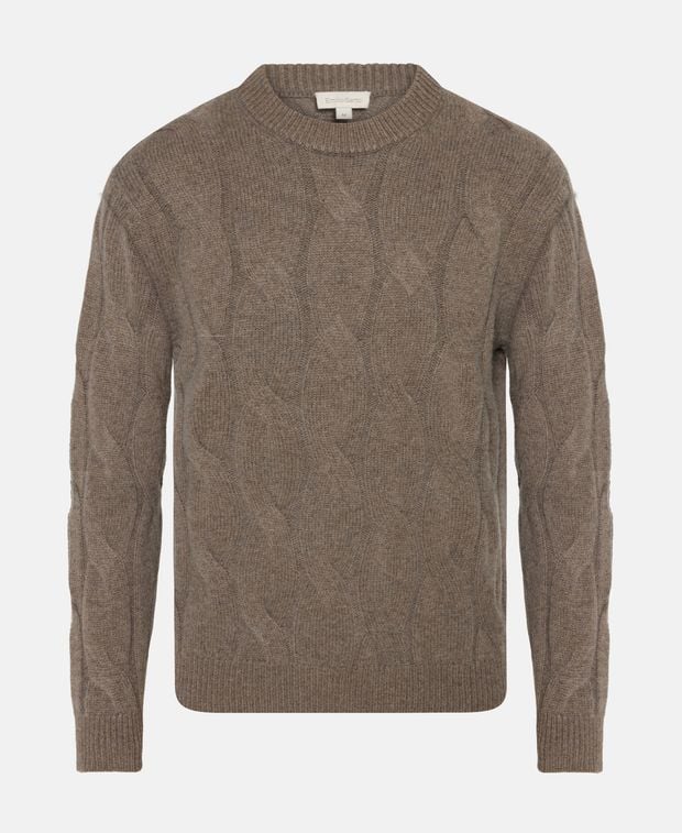 Wollpullover mit Kaschmiranteil