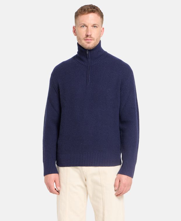 Wollpullover mit Kaschmiranteil