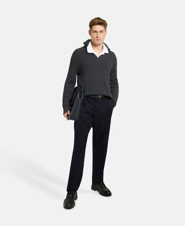 Wollpullover mit Kaschmiranteil