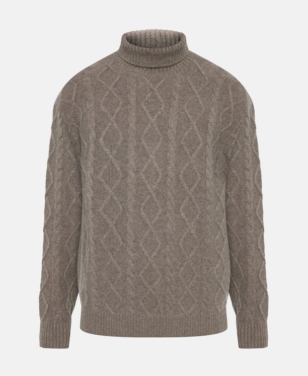 Wollpullover mit Kaschmiranteil