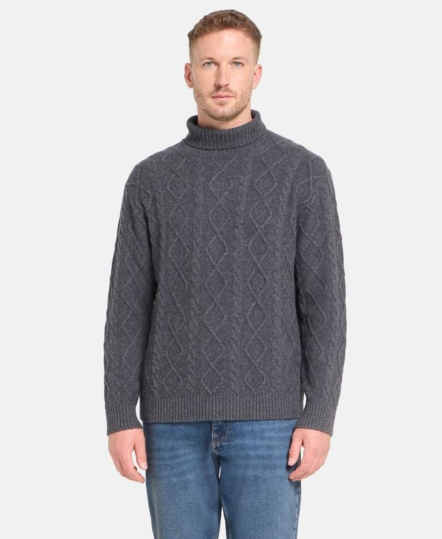 Wollpullover mit Kaschmiranteil