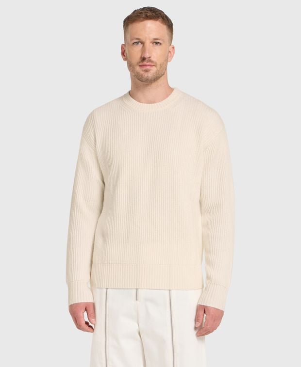 Wollpullover mit Kaschmiranteil