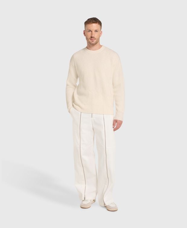 Wollpullover mit Kaschmiranteil