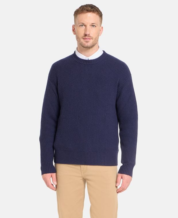 Wollpullover mit Kaschmiranteil