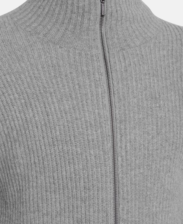 Woll-Cardigan mit Kaschmiranteil