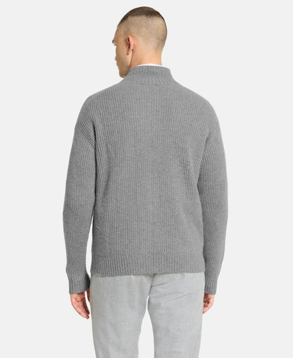 Woll-Cardigan mit Kaschmiranteil