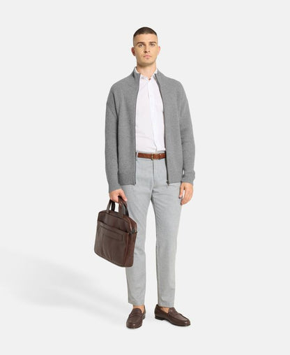 Woll-Cardigan mit Kaschmiranteil
