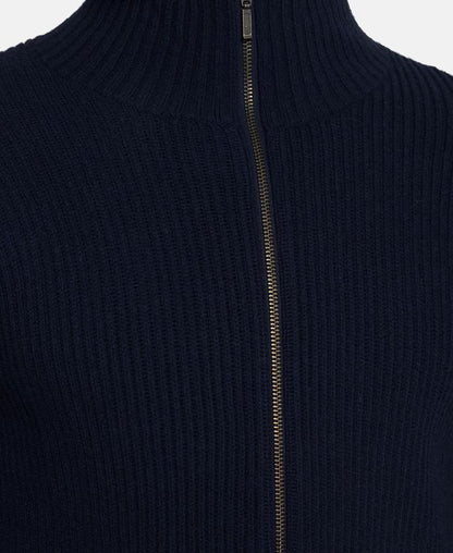 Woll-Cardigan mit Kaschmiranteil