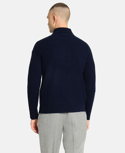 Woll-Cardigan mit Kaschmiranteil
