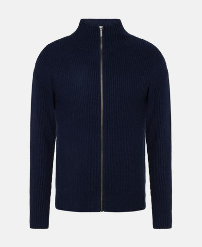 Woll-Cardigan mit Kaschmiranteil