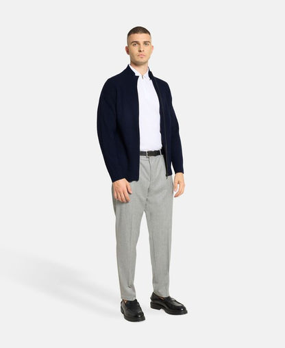 Woll-Cardigan mit Kaschmiranteil