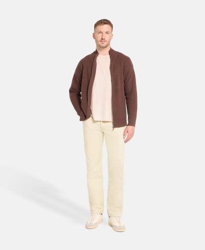 Woll-Cardigan mit Kaschmiranteil