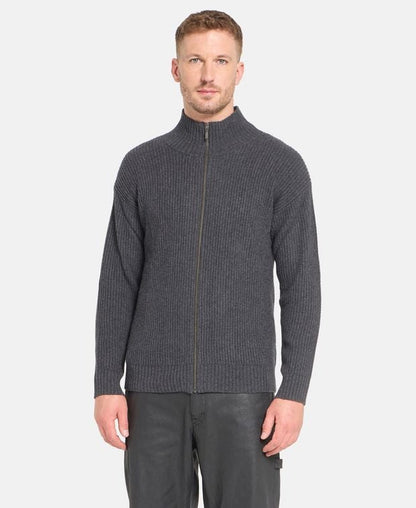 Woll-Strickjacke
