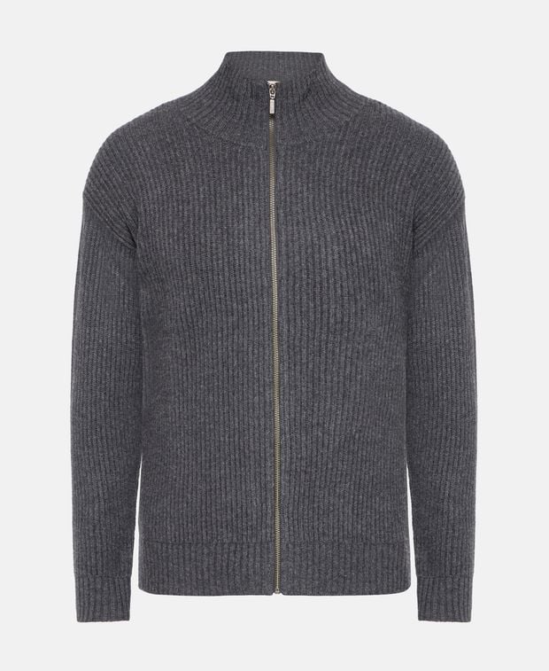 Woll-Strickjacke