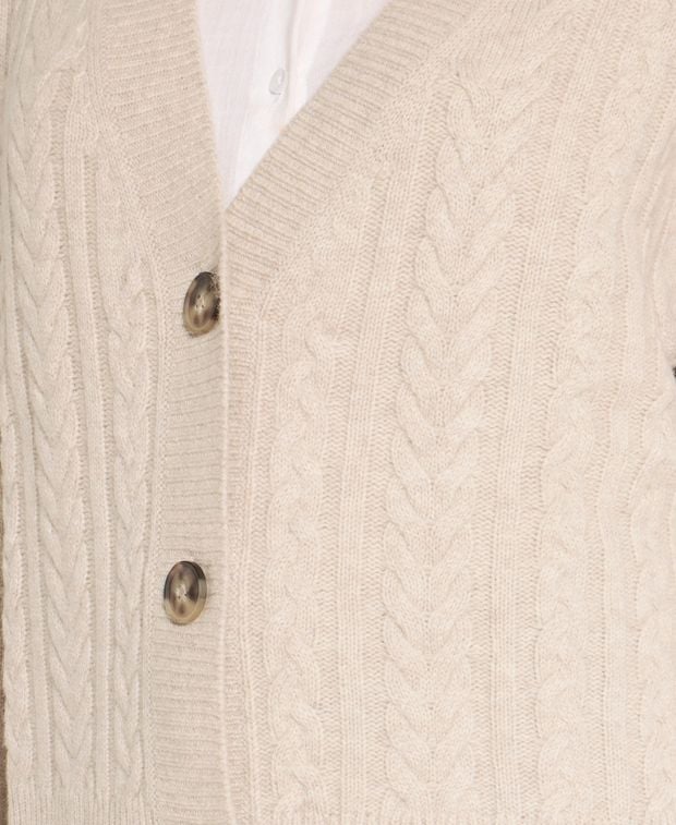 Woll-Strickjacke