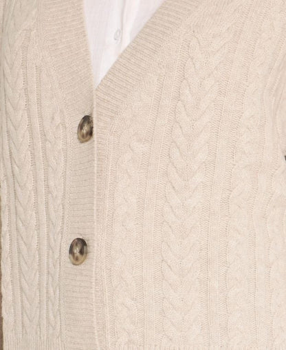 Woll-Strickjacke