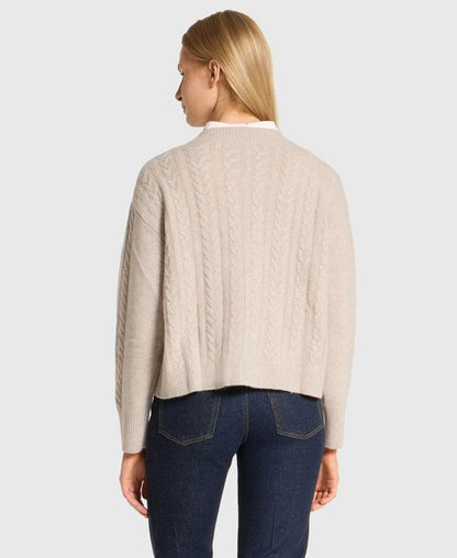Woll-Strickjacke